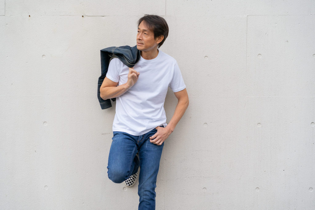 #FFFFFFT 吉田栄作 白T 白Tシャツ