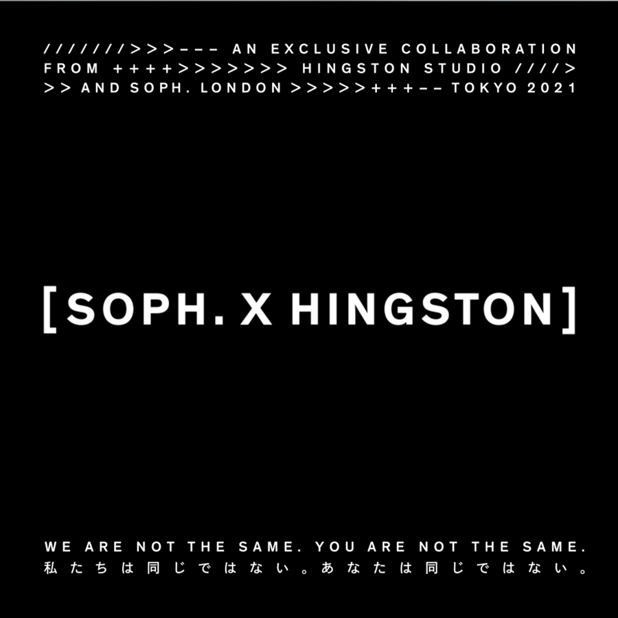 SOPH.×HINGSTON
