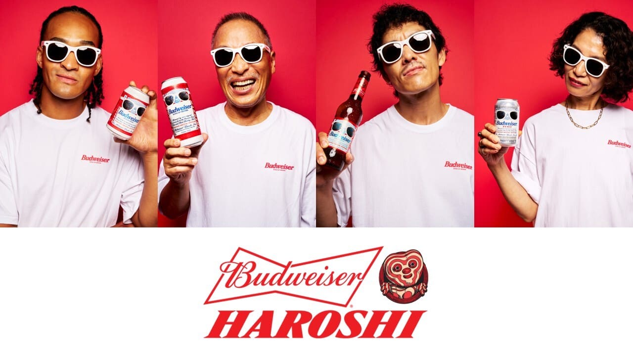 アーティストのHAROSHIとBudweiser によるコラボキャンペーン