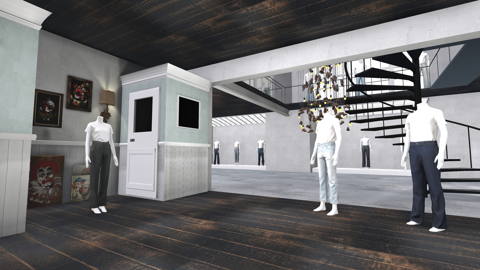 LA MUSEUM ラ ミュージアム Mister hollywood ミスターハリウッド　尾花大輔 N.HOOLYWOOD Nハリ DINNER JEANS ディナージーンズ