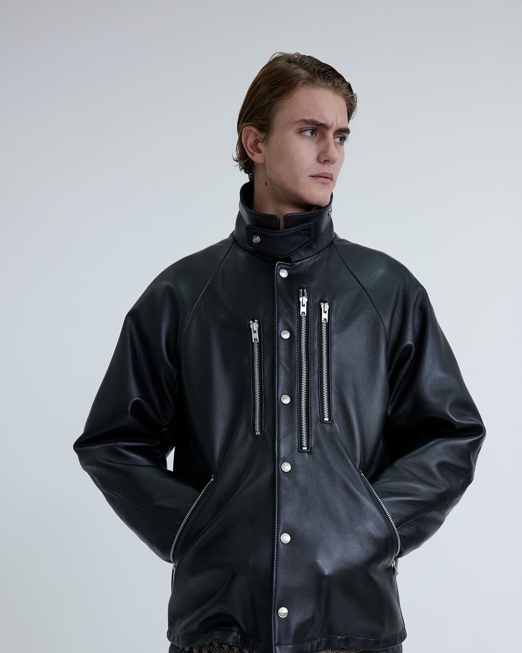 Schott ショット 相澤陽介 White Mountaineering ホワイトマウンテニアリング レザーコーチジャケット