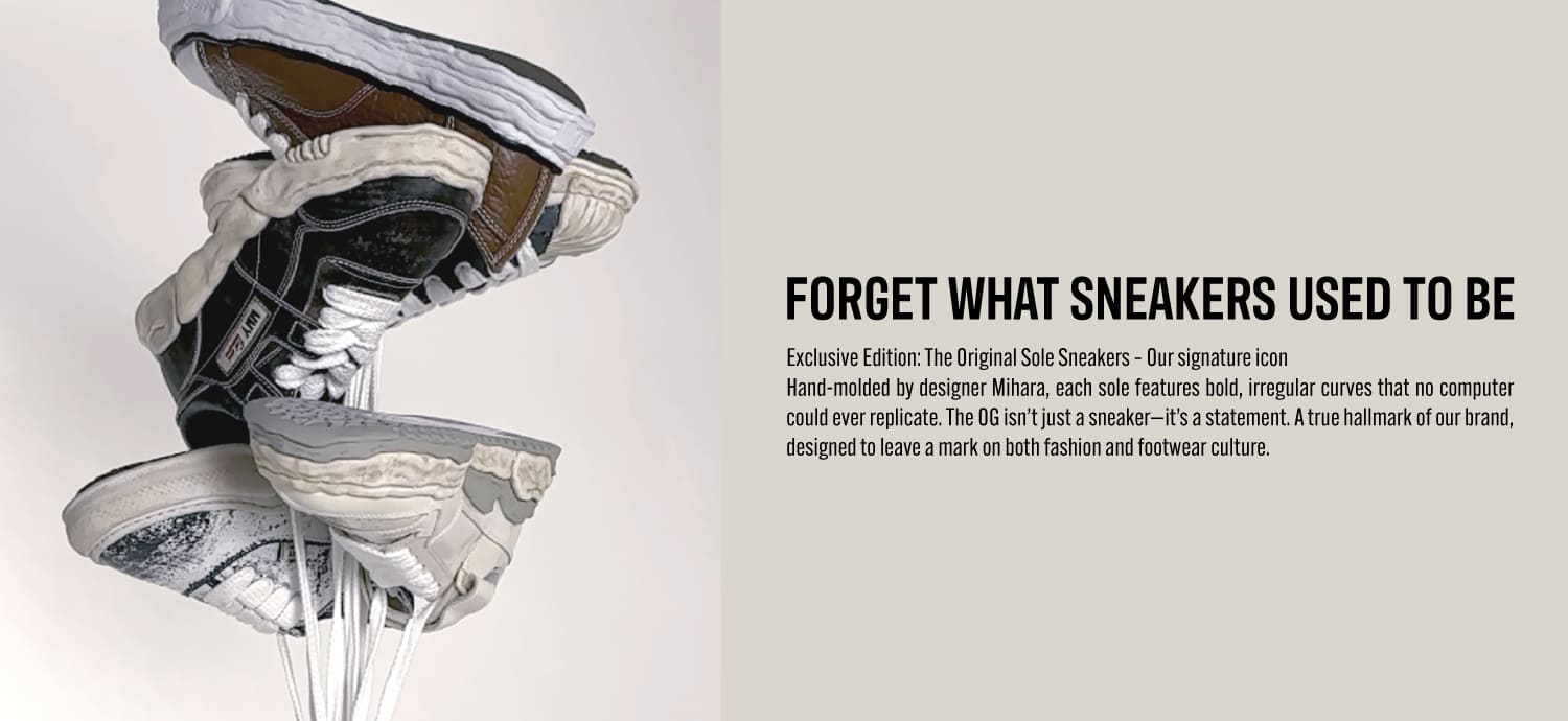 Maison MIHARA YASUHIRO メゾン ミハラヤスヒロ 三原康裕 Original Sole Sneakers オリジナルソールスニーカー BAKER PARKER KEITH BLAKEY PETERSON23