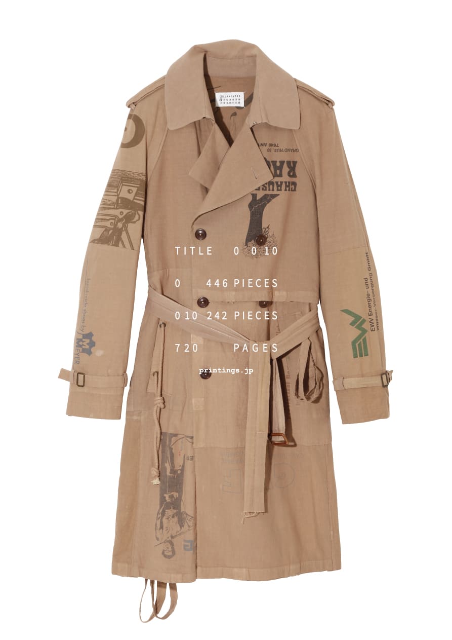 MAISON MARTIN MARGIELA マルタン・マルジェラ アーティザナル 『0 0 10』printings.jp プリンティングス